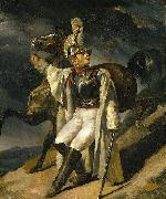 Theodore Gericault The Wounded Cuirassier, study oil on canvas
